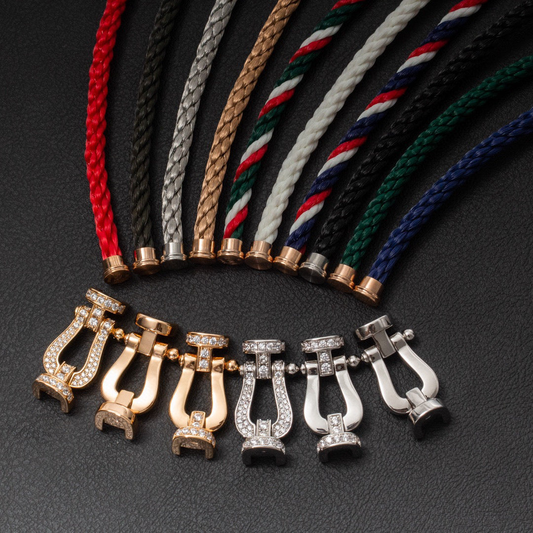 [Gaonasi]FORCE LARGE HORSESHOE NO DIAMOND BRACELET GOLD
