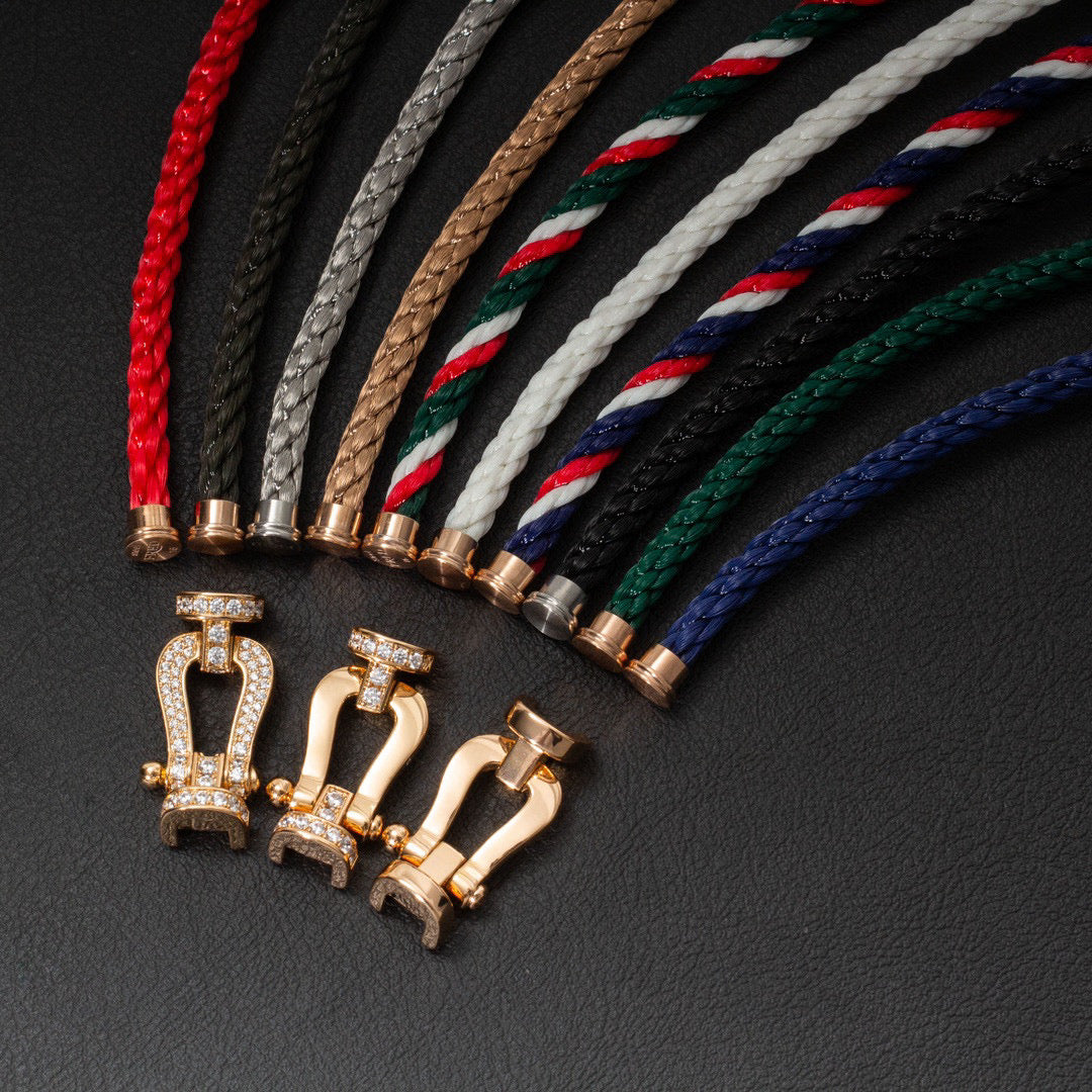 [Gaonasi]FORCE LARGE HORSESHOE NO DIAMOND BRACELET GOLD