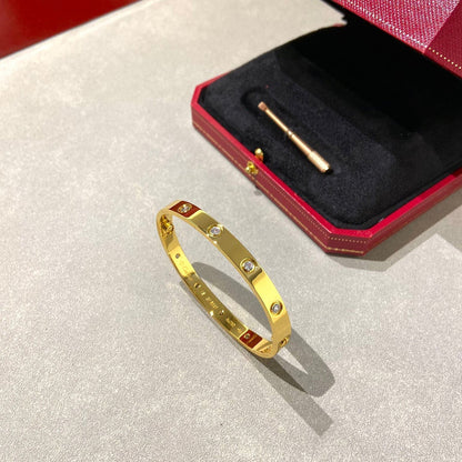 [Gaonasi]LOVE BRACELET 6.1MM 10 DIAMONDS