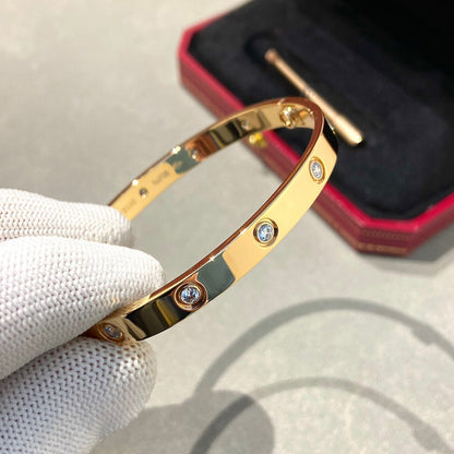 [Gaonasi]LOVE BRACELET 6.1MM 10 DIAMONDS