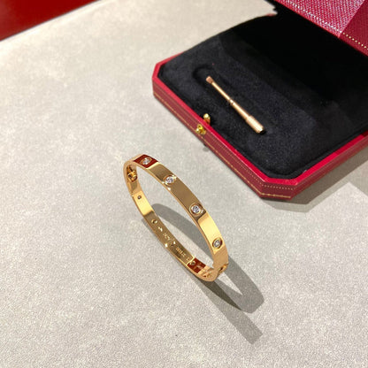 [Gaonasi]LOVE BRACELET 6.1MM 10 DIAMONDS