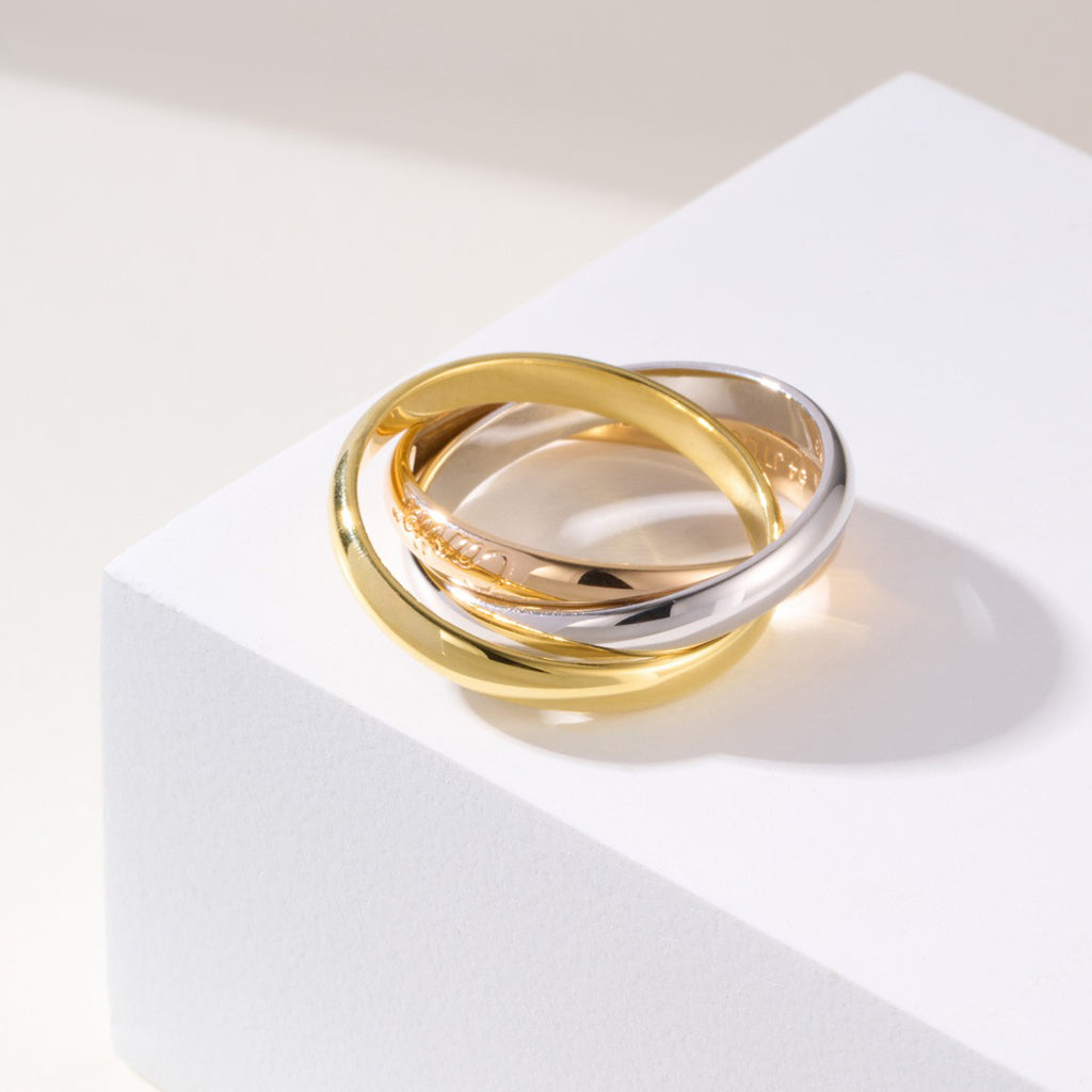 [Gaonasi Jewelry]TRINITY 3.2MM RING COLLECTION