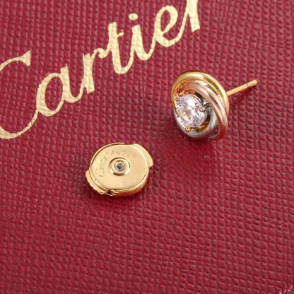 [Gaonasi Jewelry]TRINITY STUD DIAMOND EARRINGS