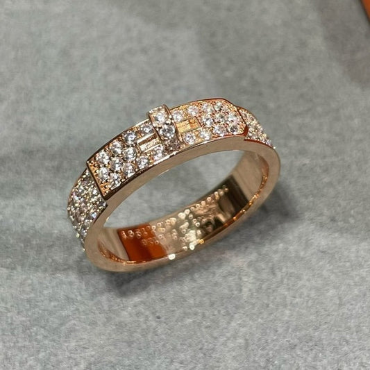 [Gaonasi]KELLY PINK GOLD DIAMOND RING