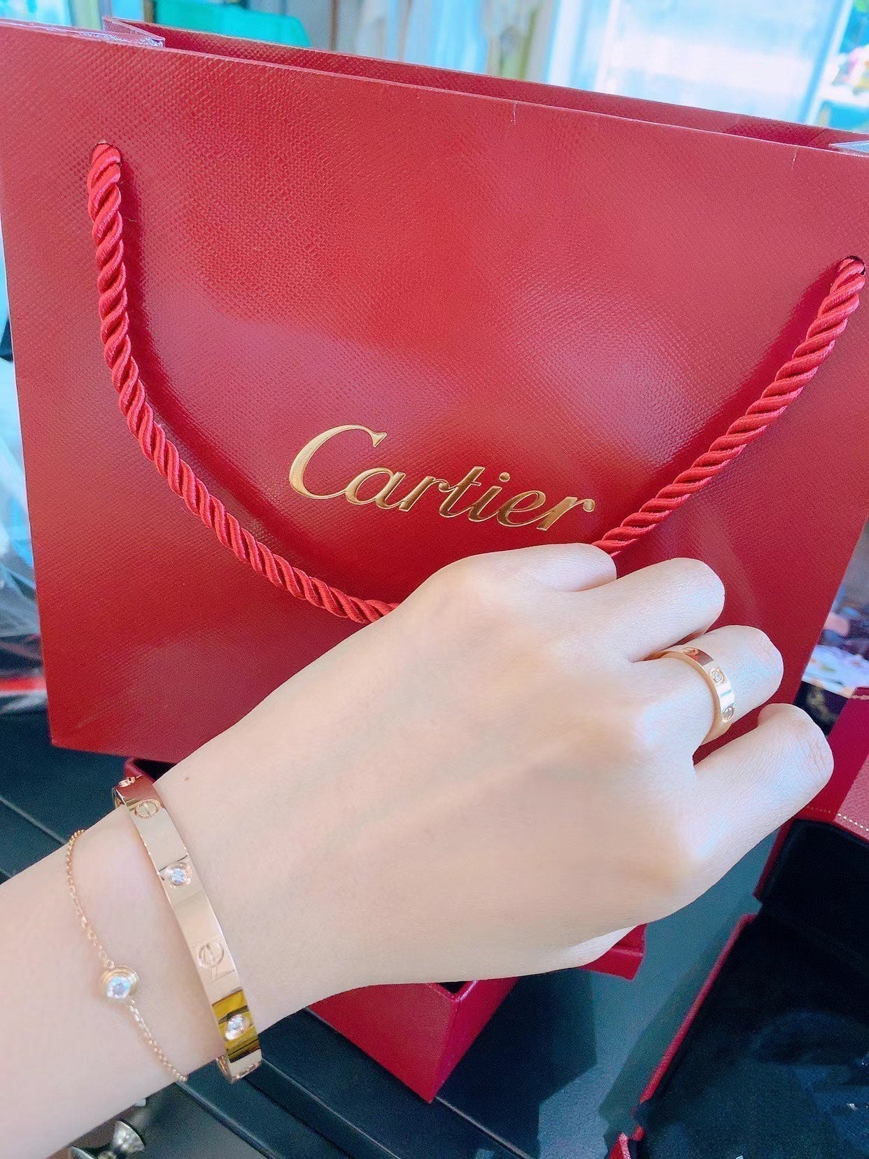 [Gaonasi]DAMOUR DIAMOND LINK BRACELET