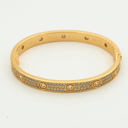 [Gaonasi]LOVE BRACELET 6.1MM DIAMOND-PAVED 10 BIG DIAMONDS