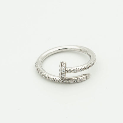 [Gaonasi]JUSTE RING 1.8MM SILVER DIAMONDS