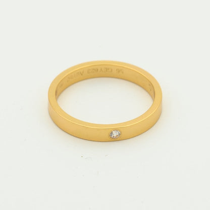 [Gaonasi]LOVE RING 4MM 1 DIAMOND