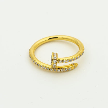 [Gaonasi]JUSTE RING 1.8MM GOLD DIAMONDS