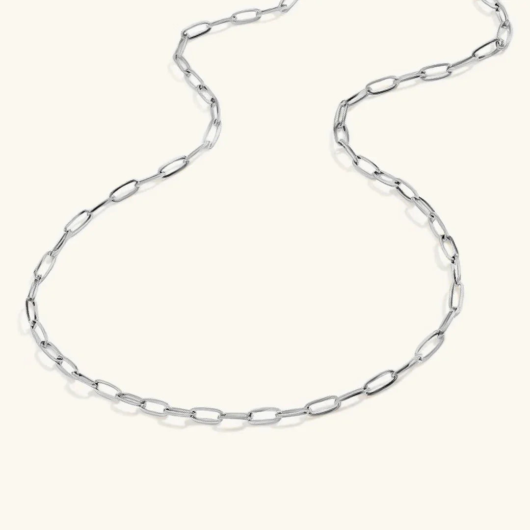 [Gaonasi]Nadia Paperclip Chain Necklace