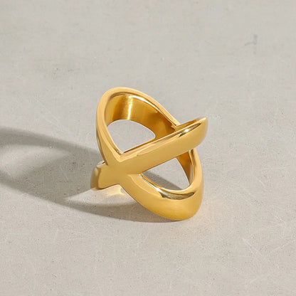 [Gaonasi]Carolyn Gold Cross Ring