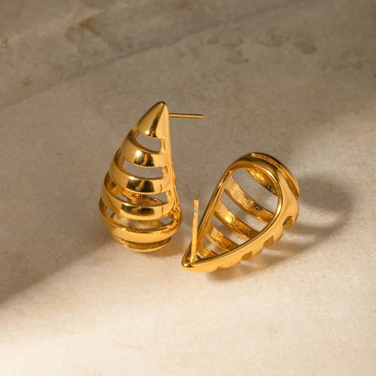 [Gaonasi]Katrin Drop Gold Earrings