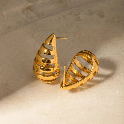 [Gaonasi]Katrin Drop Gold Earrings