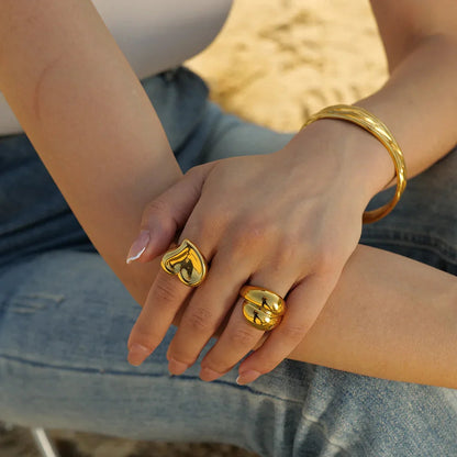 [Gaonasi]Delia Gold Ring