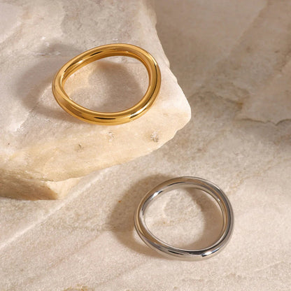 [Gaonasi]Miley Gold & Silver Layered Rings