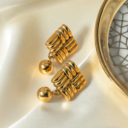 [Gaonasi]Alba Gold Earrings