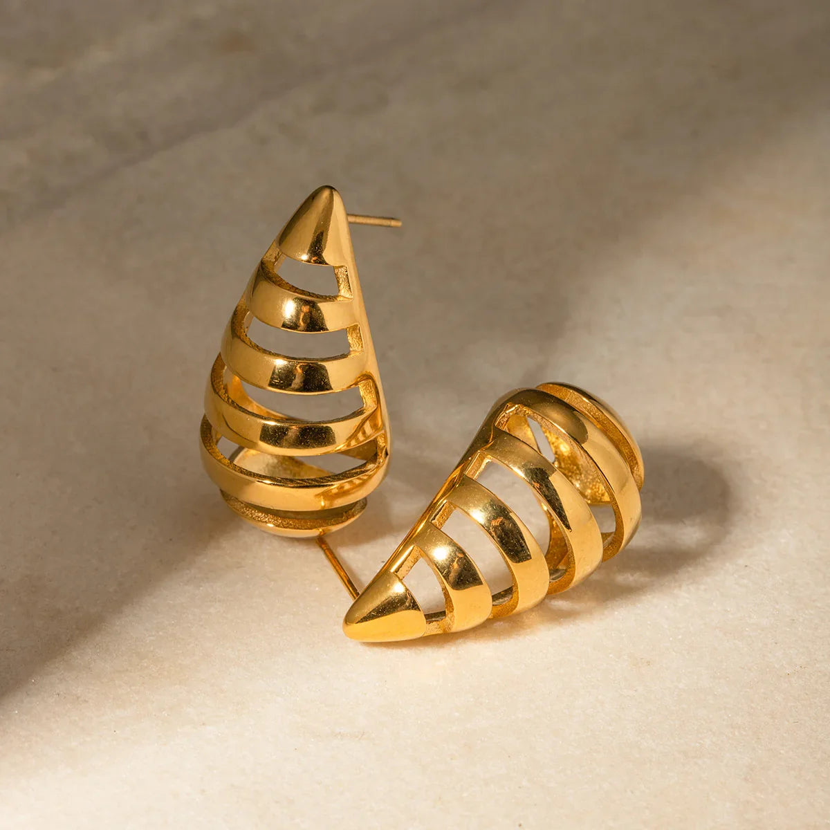 [Gaonasi]Katrin Drop Gold Earrings