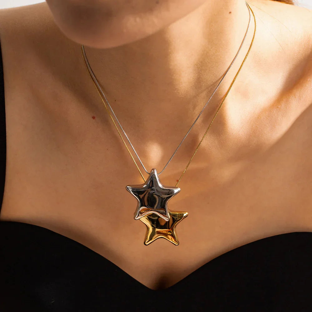 [Gaonasi]Astra Gold Necklace