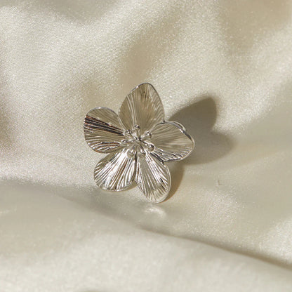 [Gaonasi]Alina Silver Petal Ring