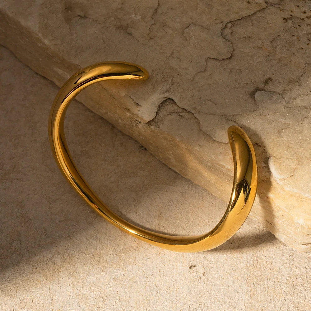[Gaonasi]Audrina Contemporary Gold Bangle