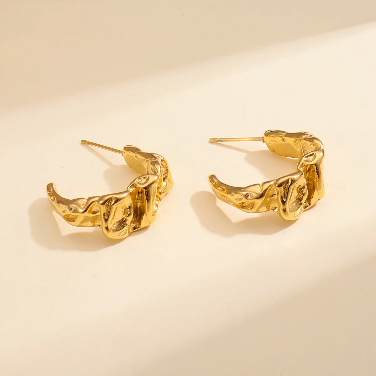 [Gaonasi]Ashley Gold Earrings