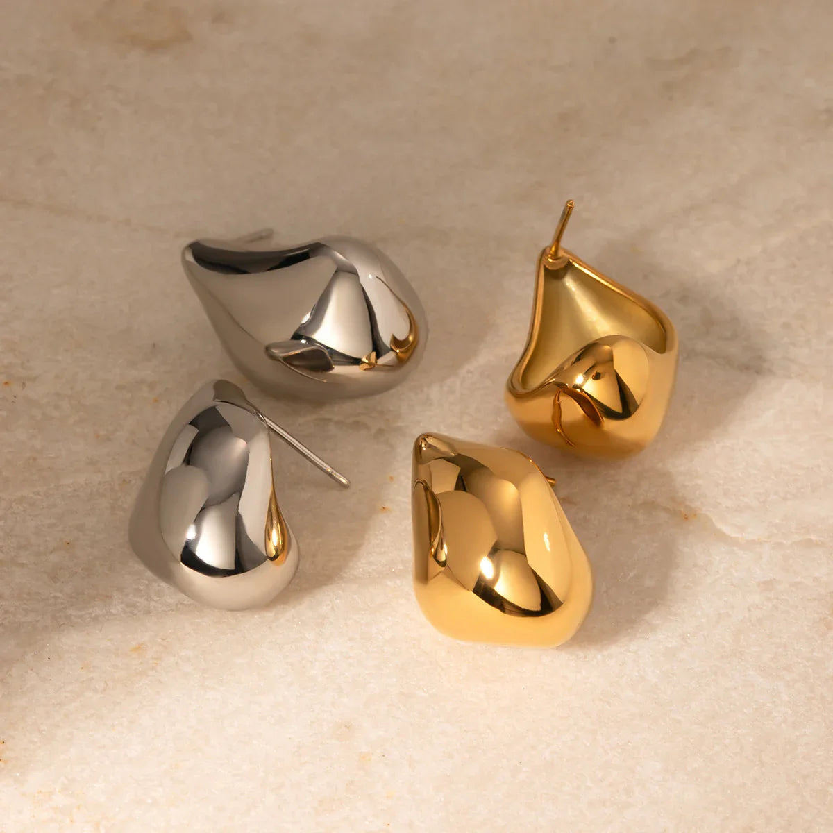 [Gaonasi]Selena Gold Earrings