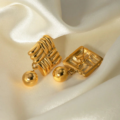 [Gaonasi]Alba Gold Earrings