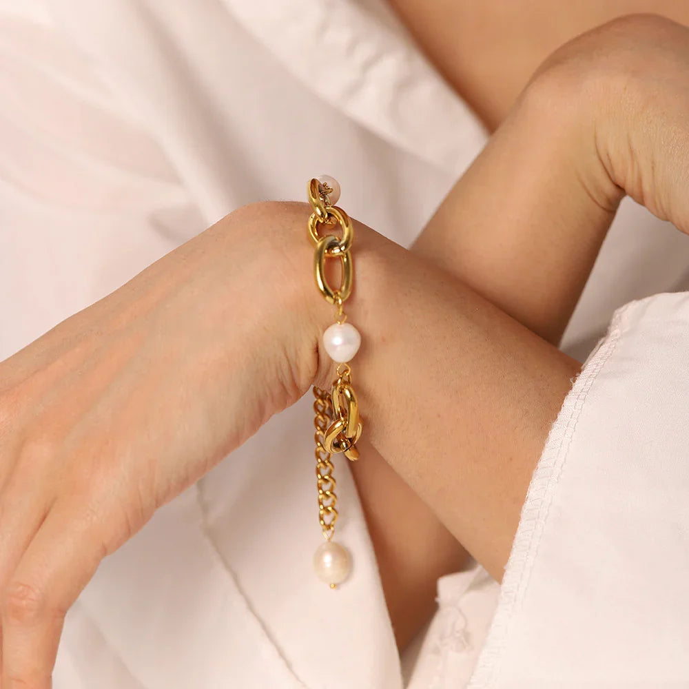 [Gaonasi]Serafina Freshwater Pearl Bracelet