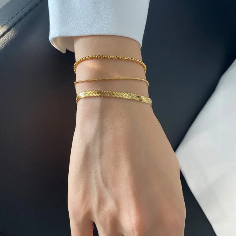 [Gaonasi]Janet Gold Bracelet