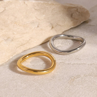 [Gaonasi]Miley Gold & Silver Layered Rings