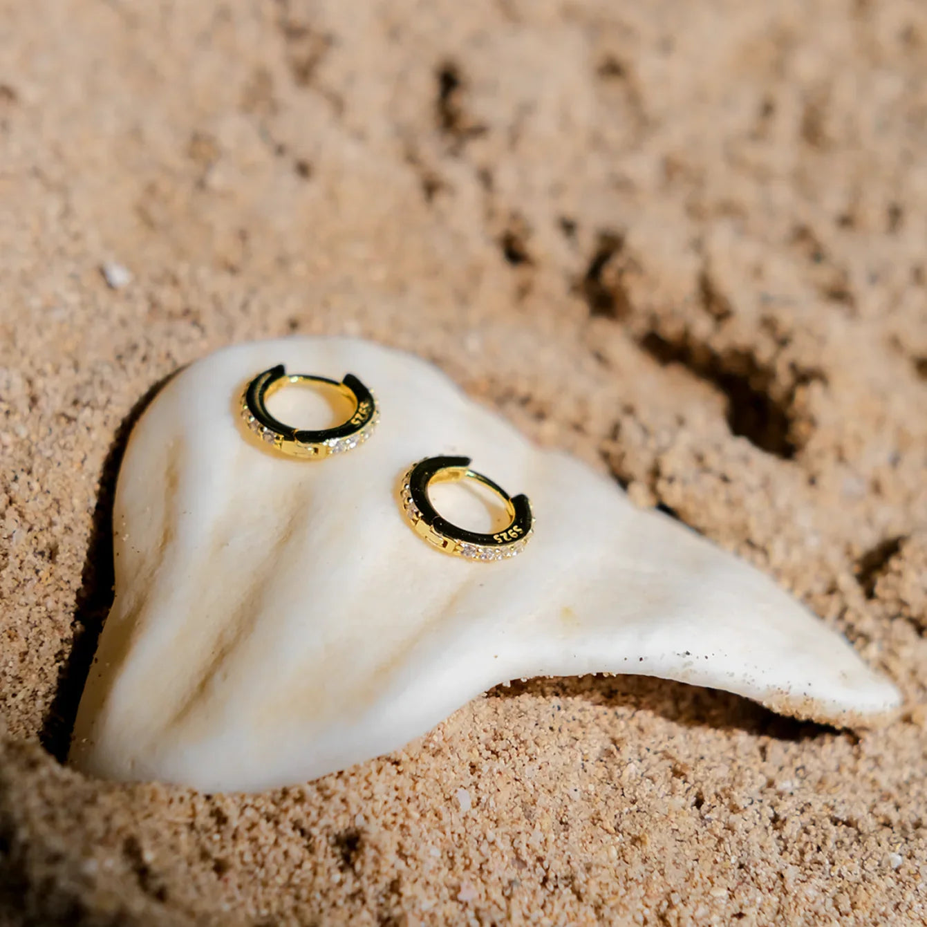 [Gaonasi]Terra Huggie Earrings