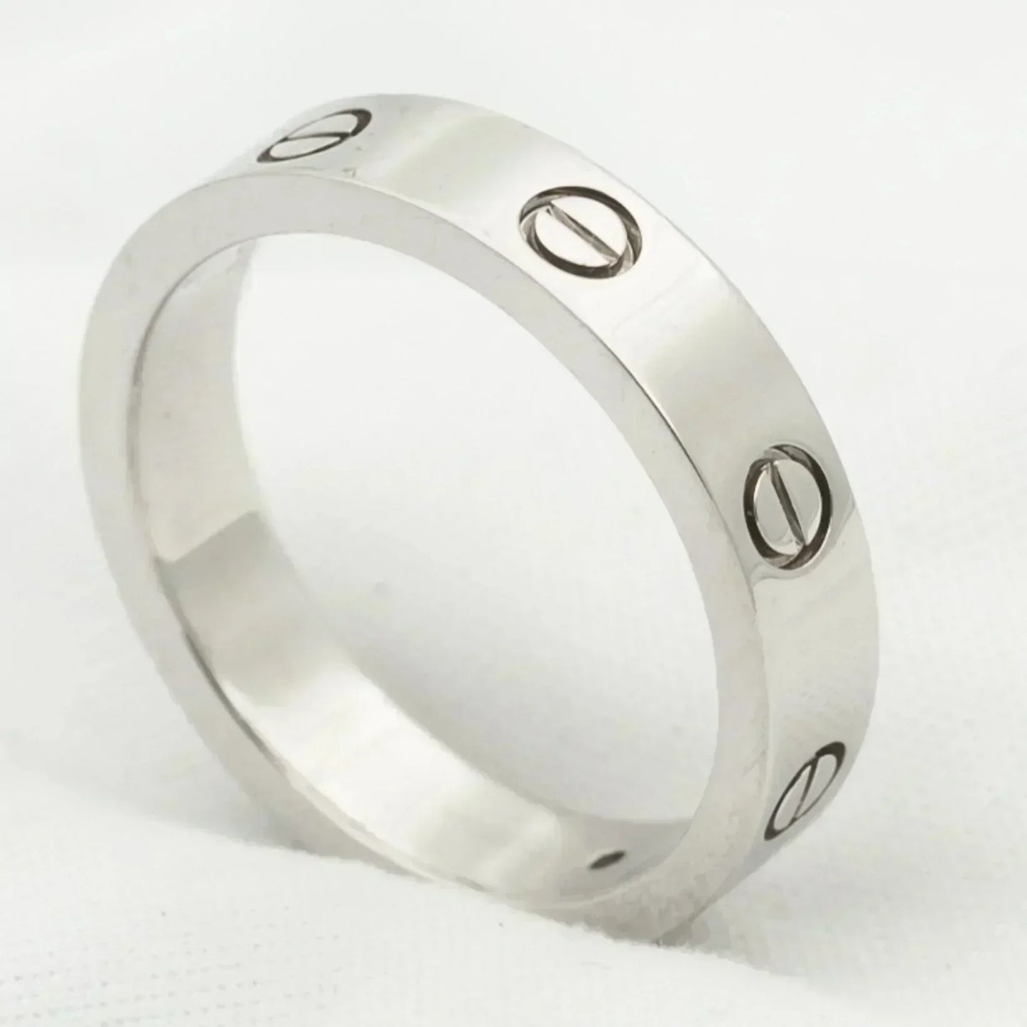 [Gaonasi]LOVE RING 4MM 1 DIAMOND SILVER