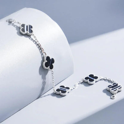 [Gaonasi] CLOVER 5 MOTIF PULSAR STONE BRACELET COLLECTION