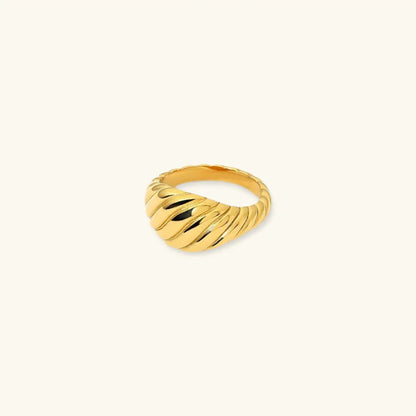 [Gaonasi]Ylenna Gold Croissant Ring
