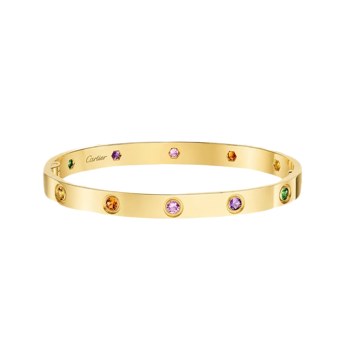 [GAONASI]2026 RAINBOW LOVE BRACELET 6.1MM  10 DIAMONDS