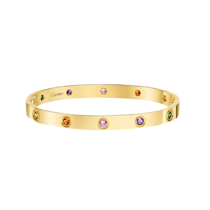 [GAONASI]2026 RAINBOW LOVE BRACELET 6.1MM  10 DIAMONDS