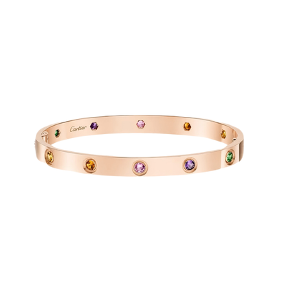 [GAONASI]2026 RAINBOW LOVE BRACELET 6.1MM  10 DIAMONDS