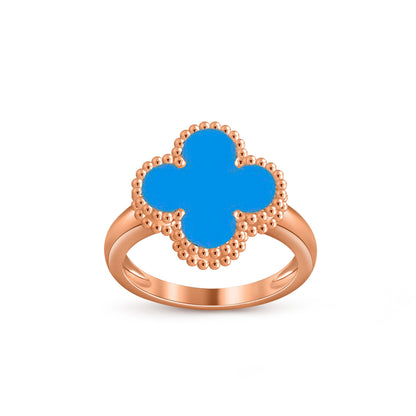 [Gaonasi]CLOVER RING ROSE GOLD COLLECTION