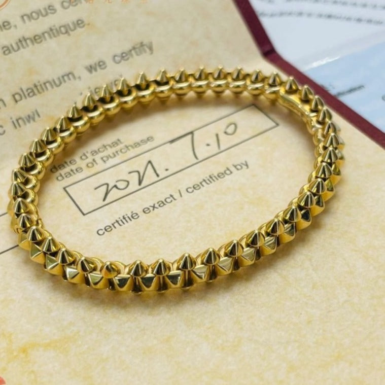 [Gaonasi]CLASH GOLD BRACELET