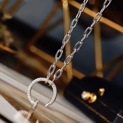 [Gaonasi]JUSTE NECKLACE DIAMONDS