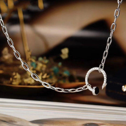 [Gaonasi]JUSTE NECKLACE DIAMONDS