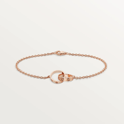 [Gaonasi]LOVE BRACELET DOUBLE RING