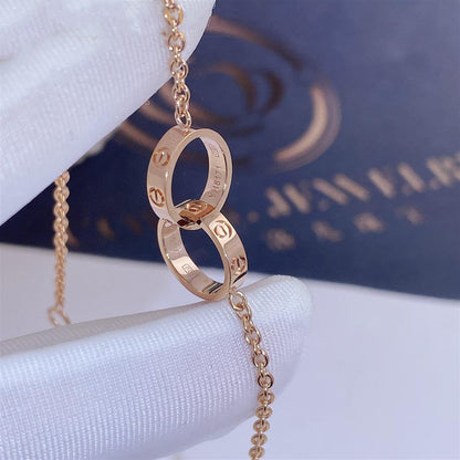 [Gaonasi]LOVE BRACELET DOUBLE RING