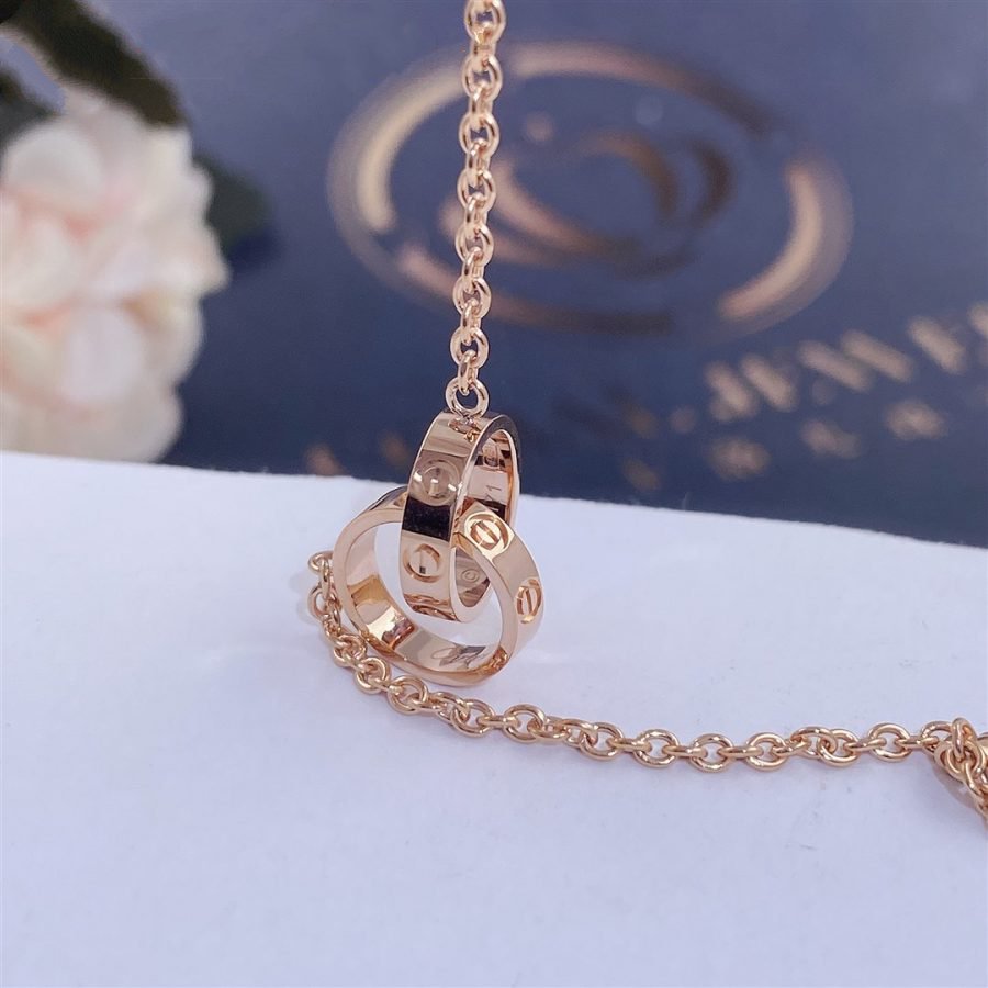 [Gaonasi]LOVE BRACELET DOUBLE RING