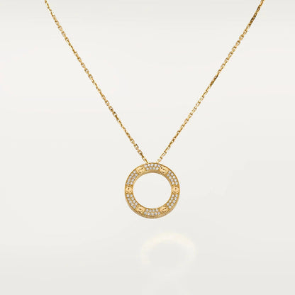 [Gaonasi]LOVE NECKLACE ADJUSTABLE ROSE GOLD