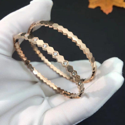 [Gaonasi]BEE LOVE PINK GOLD DIAMOND BRACELET