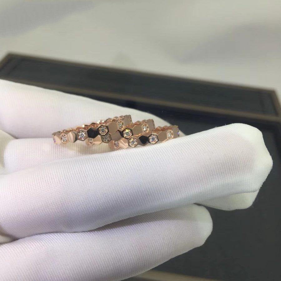 [Gaonasi]BEE LOVE RING PINK GOLD DIAMOND