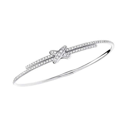 [Gaonasi]JEUX DE BRACELET DIAMONDS SILVER
