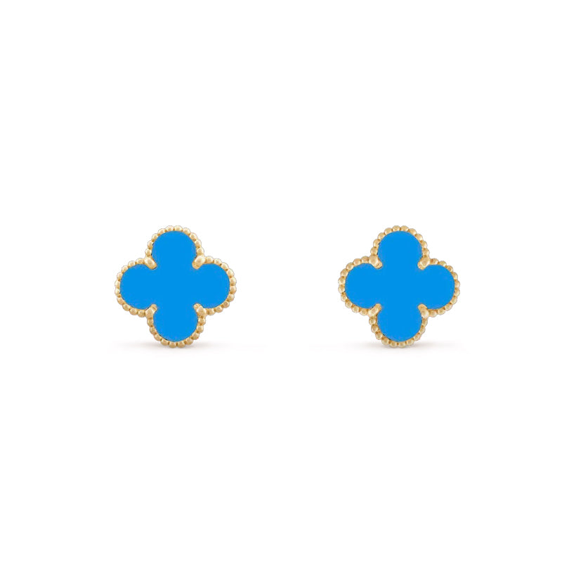 [Gaonasi]CLOVER 15MM EARRINGS COLLECTION