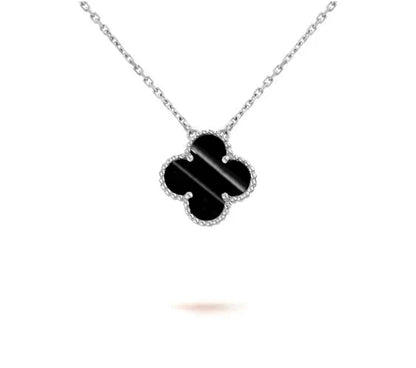 [Gaonasi]CLOVER 15MM NECKLACE SILVER COLLECTION